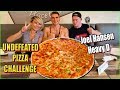 UNDEFEATED Team Pizza Challenge (10lbs total) 2ND CHALLENGE OF THE DAY!!  ft. Joel Hansen & Heavy D