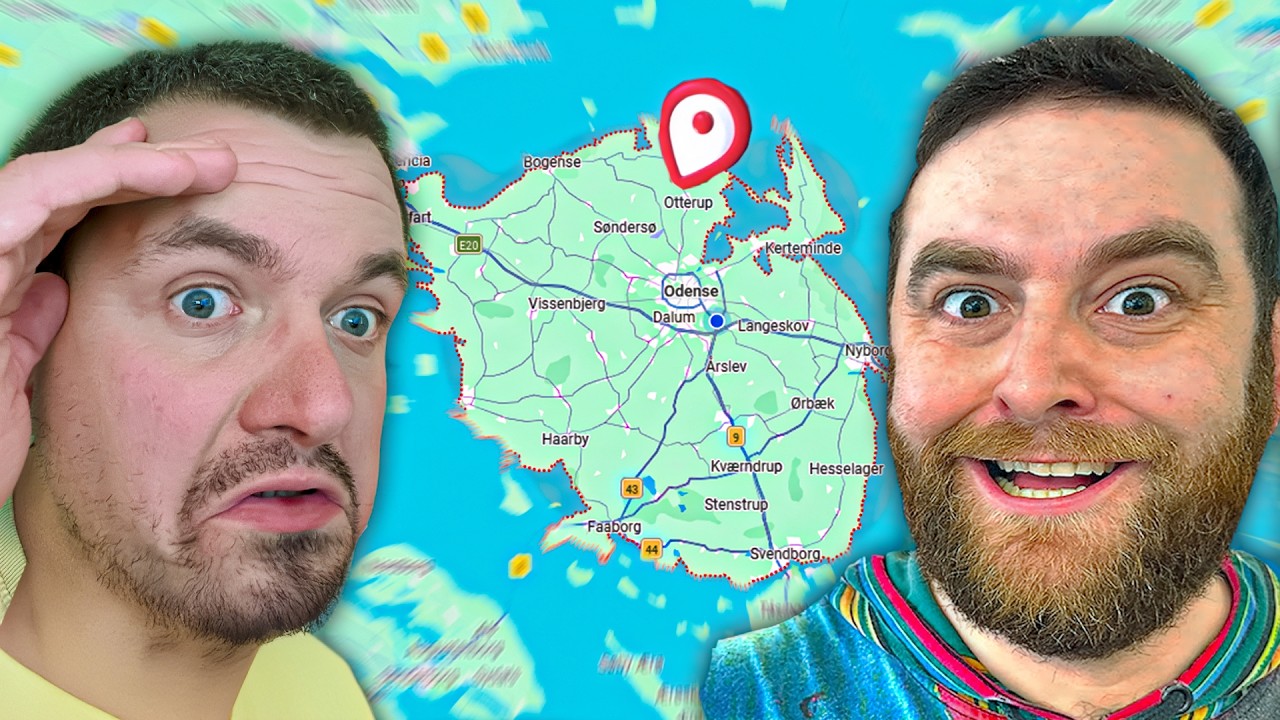GeoGuessr men kun på Fyn, mod Mativ.
