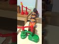 Marble Run × Hop hop ☆ おもちゃピタゴラ317(ミニトランポリン) #marblerun #shorts #trickshots
