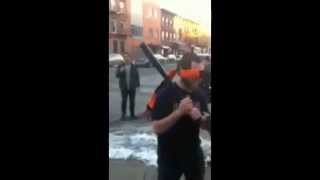 Bears Fan Knocks Packers Pinata Awesome