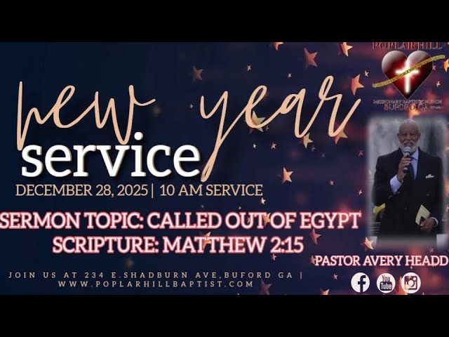 Sunday Worship Service - December 28, 2025