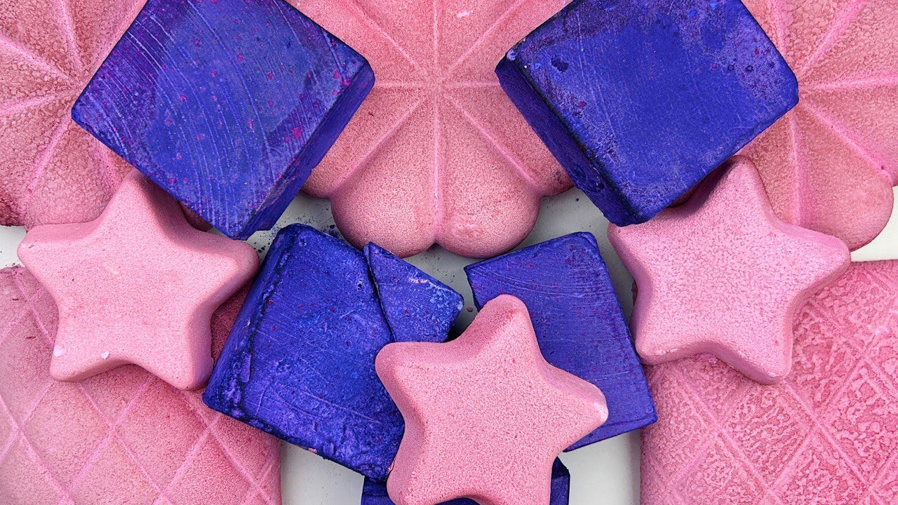 COLORED GYM CHALK★Crispy powder★Compilation set★Oddly satisfying video ...