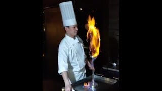 君品酒店-頤宮中餐廳-火焰片皮鴨 1