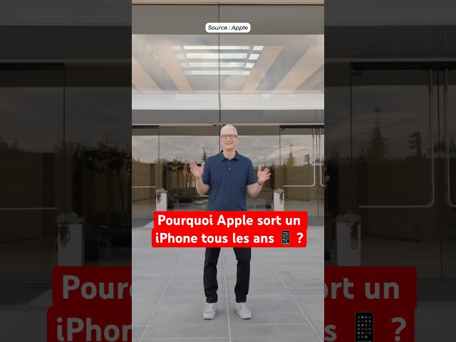 Pourquoi Apple sort un iPhone tous les ans 📱 ? #apple #iphone #ios #smartphone #tech