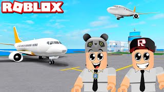 Pilot Olduk ve Havalimanı Kurduk!! - Panda ile Roblox Airport Tycoon screenshot 4