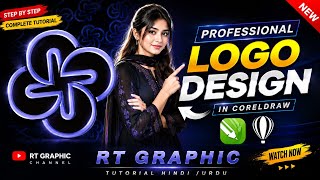 🔥 Professional Logo Design in CorelDRAW | Amazing 3D Logo Tutorial | RT Graphic