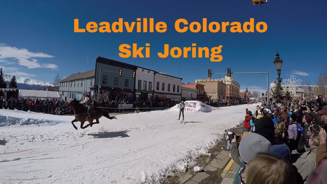 Leadville Ski Joring Highlights & Crashes YouTube