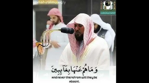 تلاوة مؤثرة من سورة الانفطار الشيخ ماهر المعيقلي