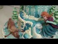 Торт "Холодное сердце", часть4 (Frozen, part4)