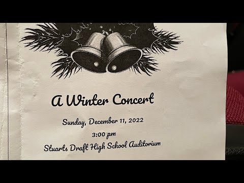 Stuarts Draft Middle School Band and Stuarts Draft High School Band - Winter Concert 2022
