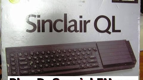 Sinclair QL Plus-D Special - 1985 - Review & Compared to a UK model, part 1/2.