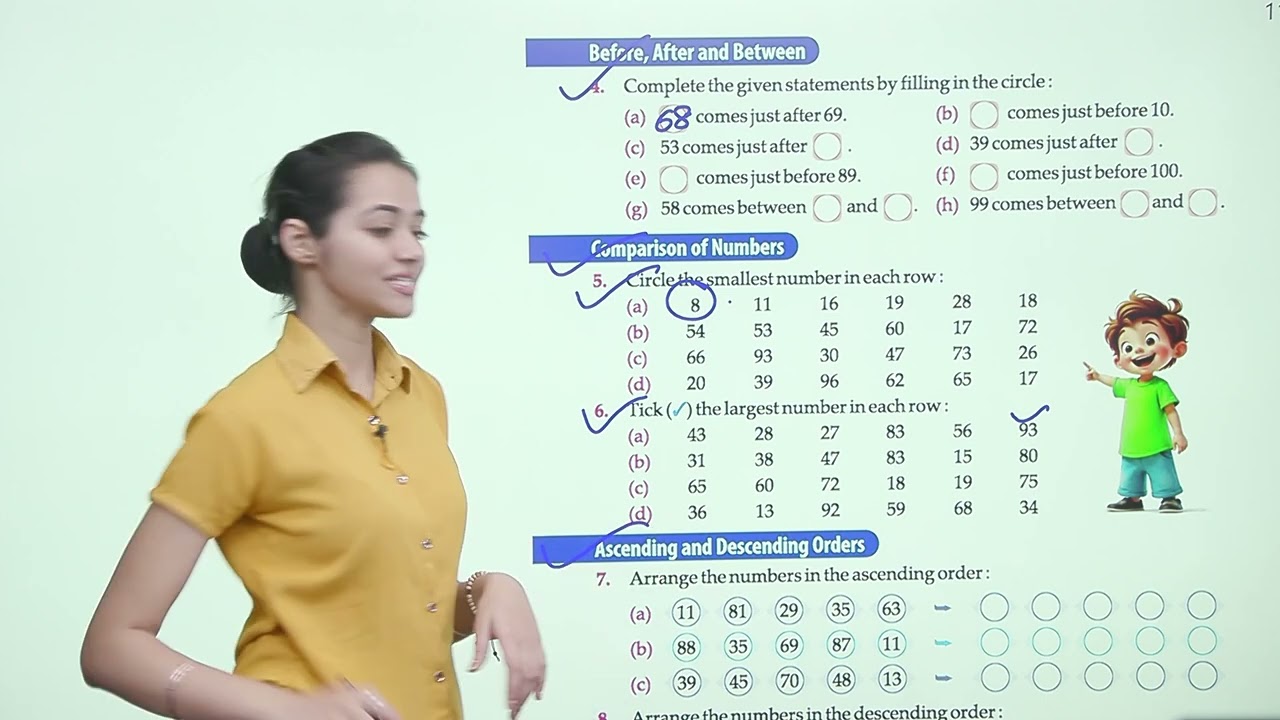 Ch 1 | Good Grade Books | Math | Class 2 | Revision (Numbers 1 to 100) | For Children