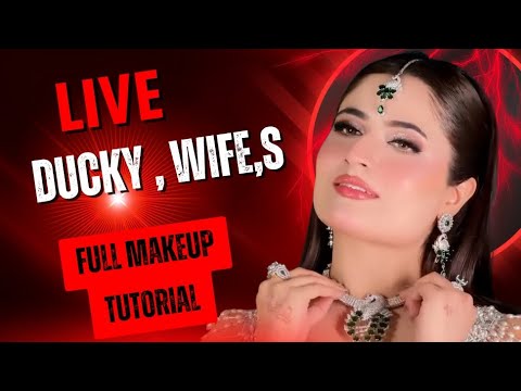 Ducky Bhai ki Wife | Aroob Ducky | Bridal Makeup Tutorial | Bridal Makeup Step by Step | Viral Vedio
