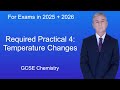 GCSE Chemistry Revision "Required Practical 4: Temperature Changes"
