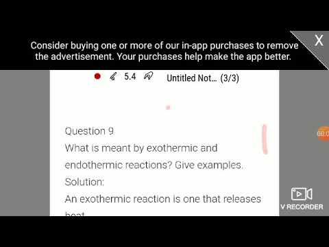 Exothermic reaction and endothermic class 10 chemistry - YouTube