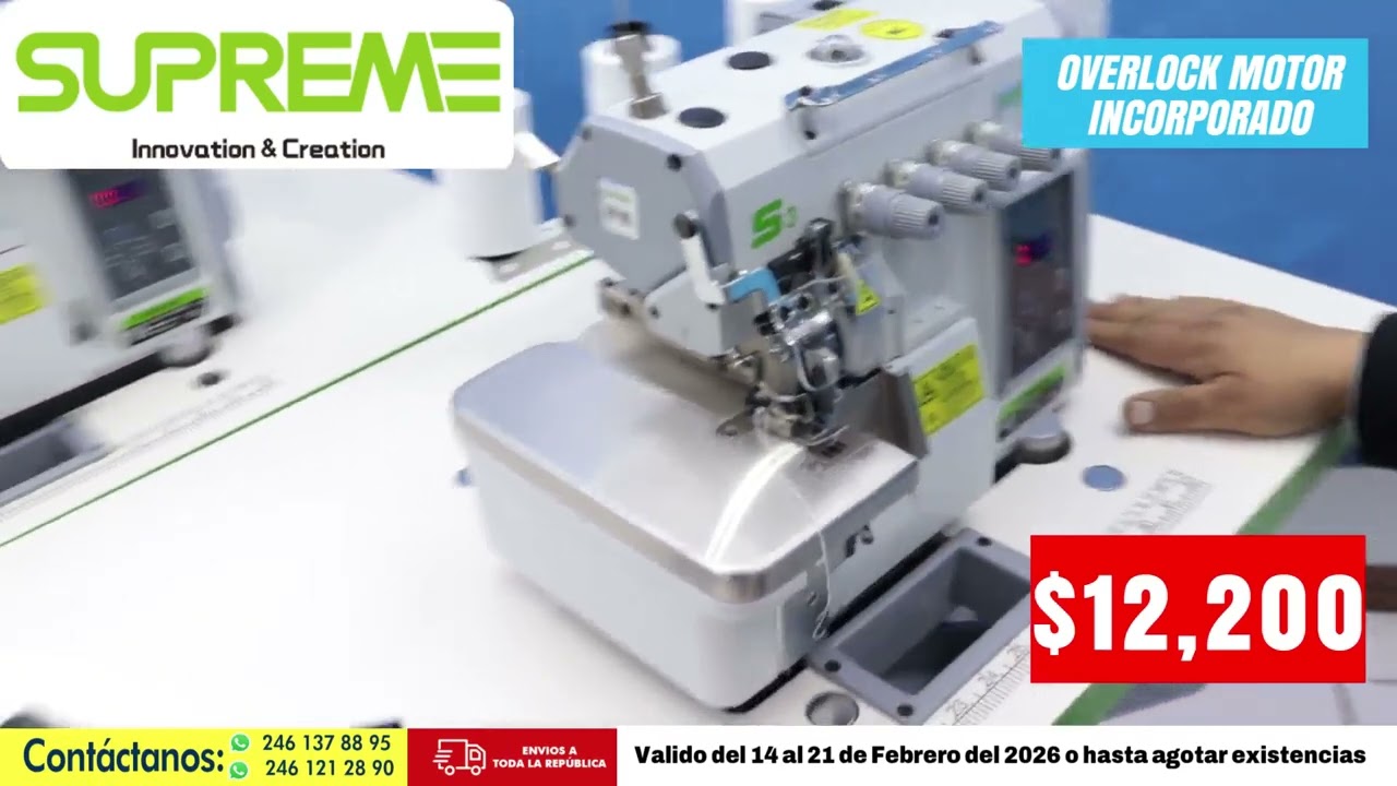 OVER 5 HILOS SUPREME SOLO EN CASA DE LA CONFECCION