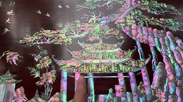 Bức tranh đồng quê hàng đặt của khách về hà nội chỉ có 21 triệu thôi ạ