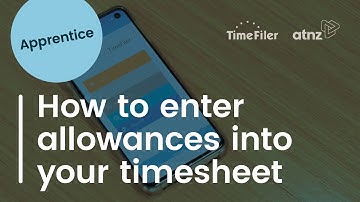 Apprentice Tutorial - How to enter allowances into your timesheet