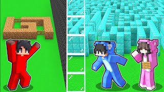 NOOB vs PRO: ULTIMATE Maze Build Challenge! screenshot 2