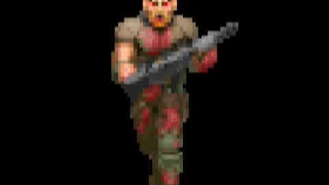 PS1 Final Doom Zombie man sound effect