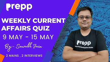 Weekly current affairs Quiz for UPSC Prelims 2022 | 9 May to 15 May
