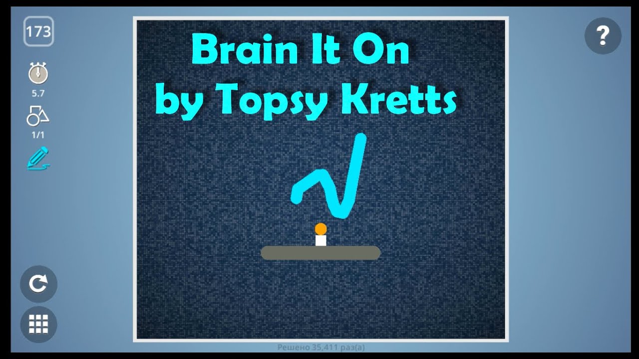 Топси дзен. Игра Brain it on!