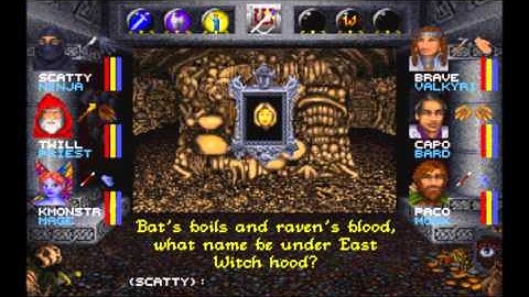 Abandonia Presents: Wizardry VII - Crusaders of the Dark Savant Gameplay