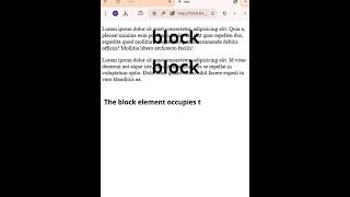 This one difference is breaking your layout!Block vs Inline explained fast #shortvideo #shorts#short