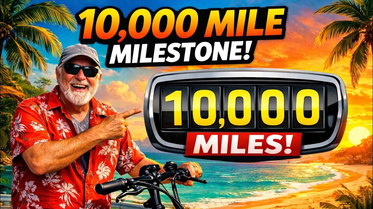 Epic 10,000 Mile Milestone on My Jasion EB7 E-Bike 🎉🎉🎉🚴‍♂️🚴‍♂️🚴‍♂️