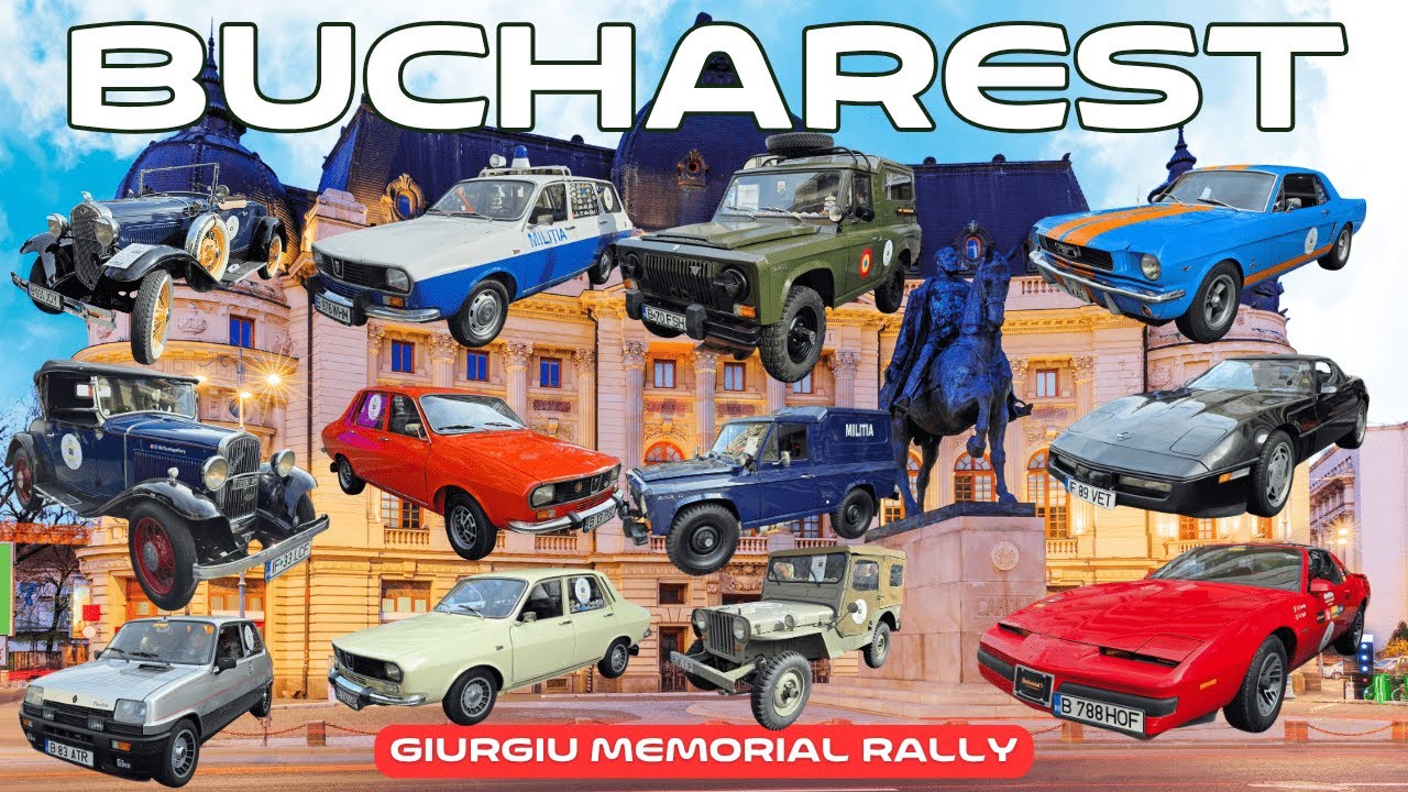 Romanian EPIC RALLY with RETRO Cars: The GIURGIU 1904 Memorial RALLY 4K