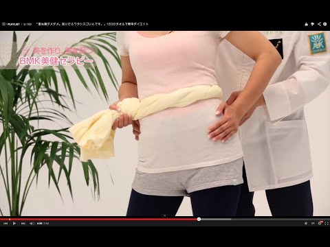 「重ね着ダメダメ。脱いだらワタシスゴいんです。」1日3分タオルで簡単ダイエット