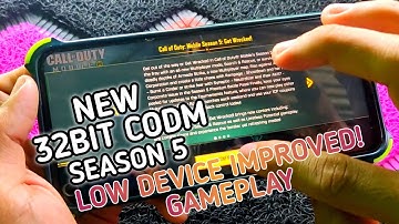 🔴FIX FPS DROP SEASON 5 AFTER UPDATE USING LATEST 32BIT CODM GARENA VERSION 1.6.39 SEASON 5 PATCH
