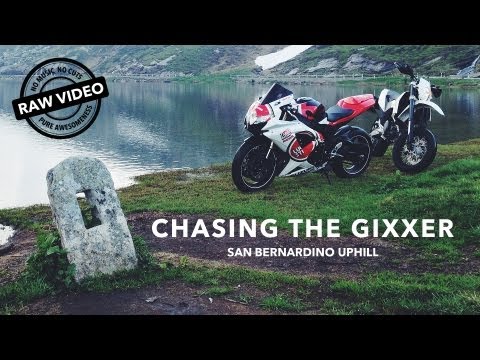 Chasing The Gixxer - San Bernardino Uphill (RAW VIDEO)