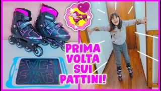 Primi passi sui pattini ⛸ WeSkate per Alyssa