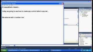 Famous How to create asp control table in ASP NET C# Wealth
