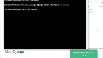 Python Website : How to install Django Web Development framework