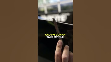 Shaving vs filing window!