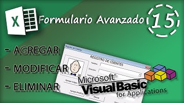 Formulario Avanzado: Agregar, Modificar, Eliminar y Fotografía | VBA Excel 2013 #15