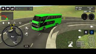 😨 New Euro Coach Green Bus Offroad Driving Games 🚌 Bus Games 👍 #bussimulatorindonesia screenshot 5