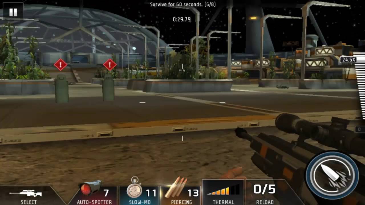 Kill Shot Bravo Region 14 Primary Mission 25 - Survive for 60 seconds