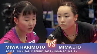 Miwa Harimoto vs Mima Ito