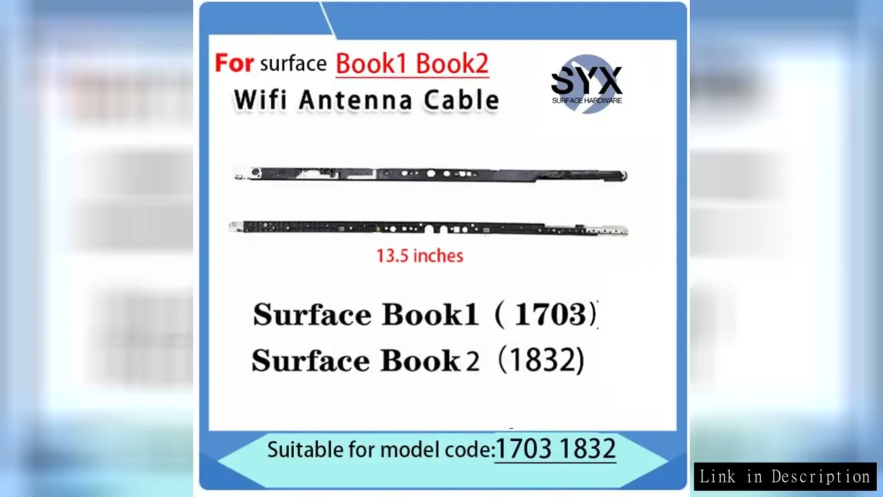 For Microsoft Surface Book 1 Book2 WiFi Antenna Bluetooth Signal Amplification and Enhancement Modul