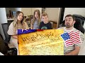 New Zealand Family Reacts to The US Constitution (Basic Introduction)