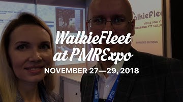 WalkieFleet at PMRExpo 2018 in Cologne