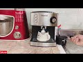 Unboxing my espresso machine by saachi  espresso cappuccino latte maker