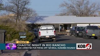 Man arrested for firing several hundred rounds in Rio Rancho neighborhood