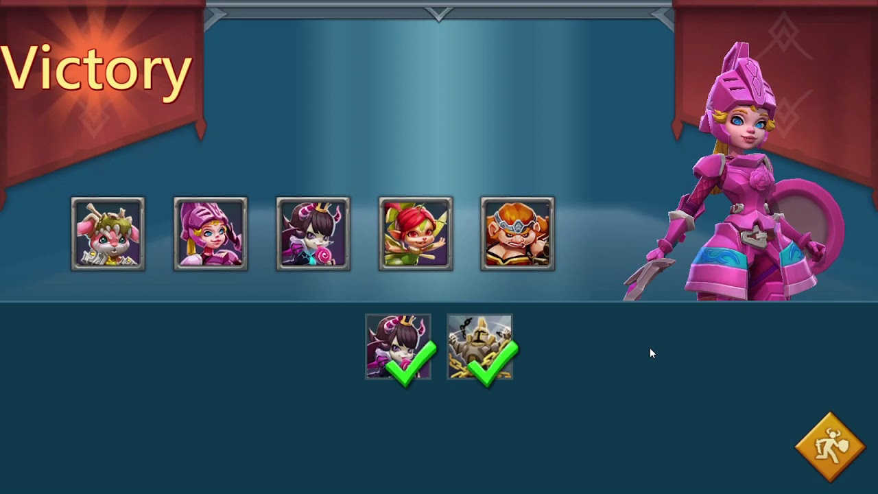 Lords Mobile Petite Devil Challenge Stages 1-6. F2P Heroes Only.