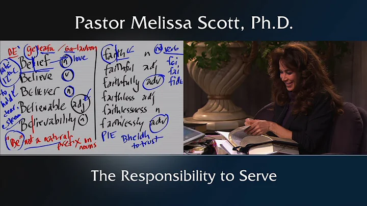 Rom. 8, Gal. 5 The Responsibility to Serve Holy Sp...
