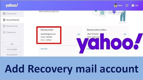 Yahoo Mail Tips and Trics || Add Recovery mail on Yahoo Account || Yahoo Tutorial || Biplob I Tech