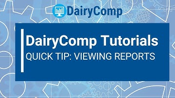 DairyComp Quick Tip: Trouble Viewing Reports